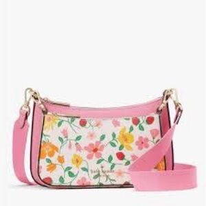 Kate Spade Pink Floral Crossbody Bag